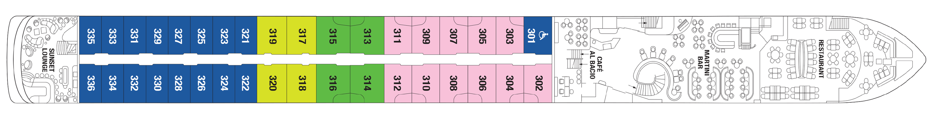 Celebrity River Cruises Celebrity Compass & Celebrity Seekers Deck 3.png